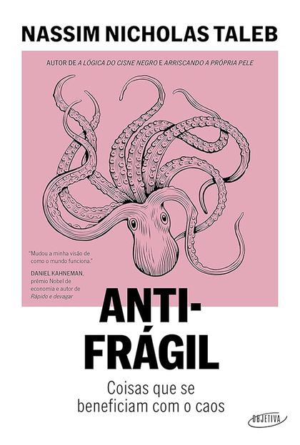 Capa do livro Antifrágil, de Nassim Taleb