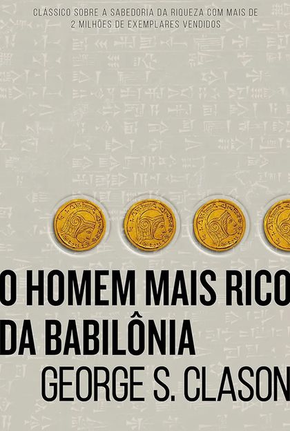 Capa do livro O homem mais rico da Babilônia, de George Clason
